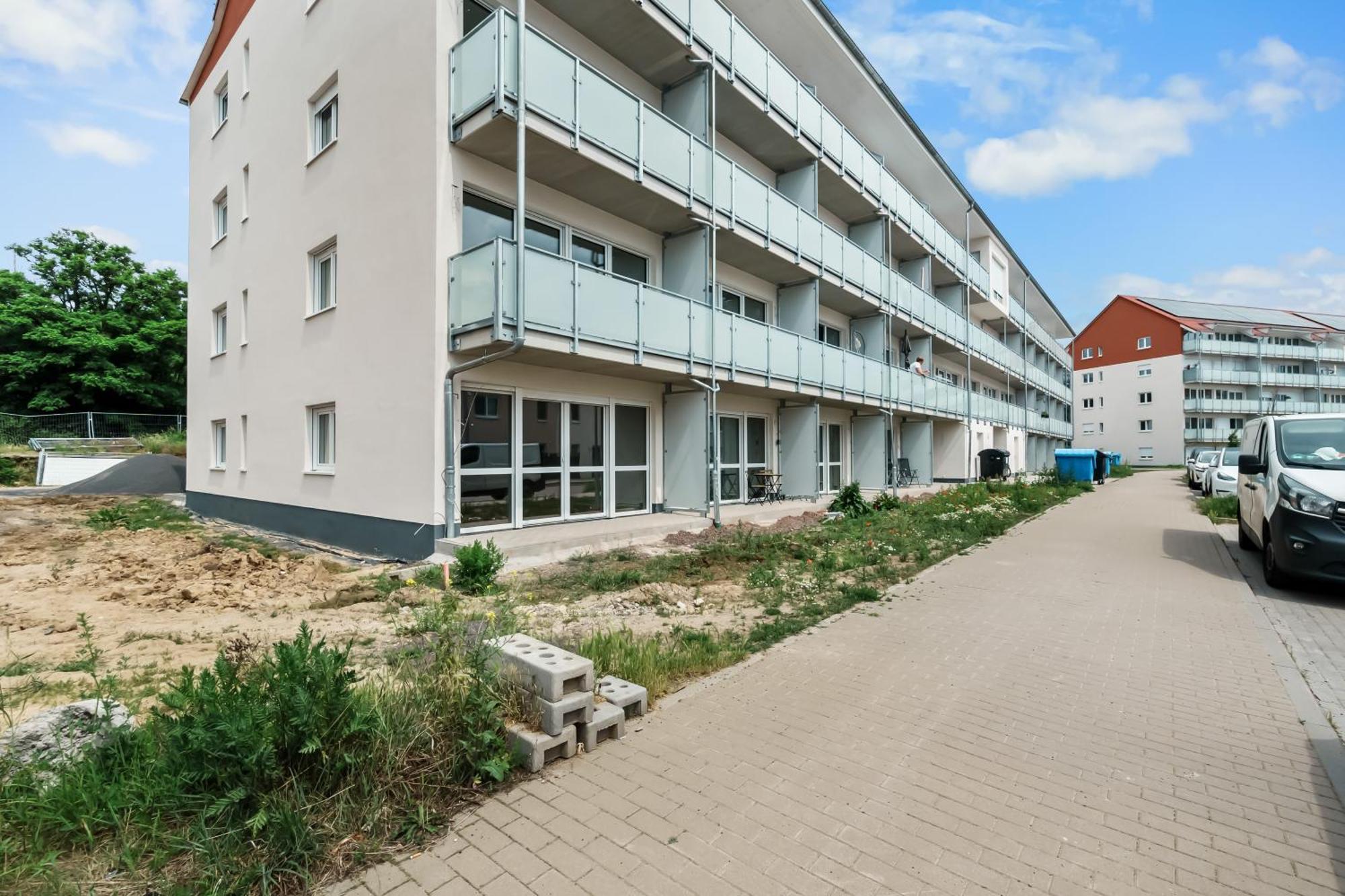Design Luxus, Vollausstattung, Neubau, 30Min Hbf Leipzig 8, Naehe Flughfaen, Bmw, Dhl, Amazon Apartamento Schkeuditz Exterior foto